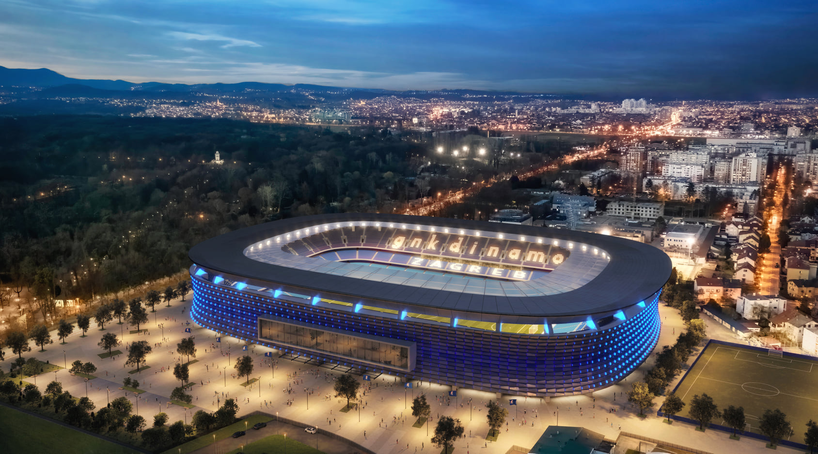 Dinamo Predstavio Projekt Novog Stadiona Cijena 60 Milijuna Eura